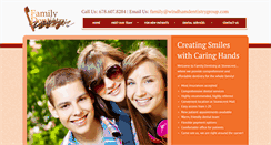 Desktop Screenshot of familydentistryatstonecrest.com